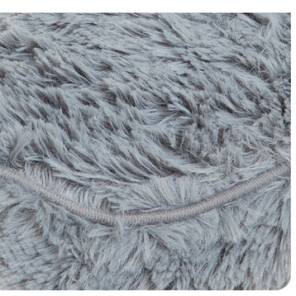 Grey “Warmies” brand slippers, heatable, weighted & fuzzy -size 8-10 NWOT - Picture 9 of 12